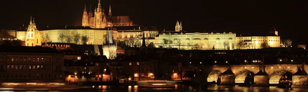 Praha po setmění