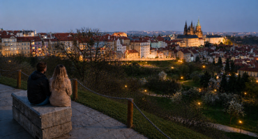 Praha po setmění